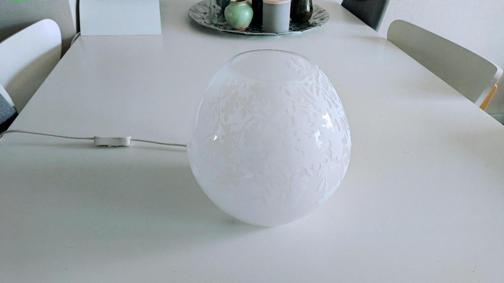 IKEA KNUBBIG tafellamp grote versie, Enlèvement, Comme neuf, Verre