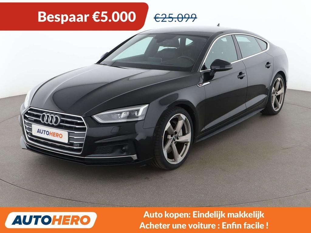 Audi A5 2.0 TFSI quattro S-Line (automatique), Autos, Achat, 1610 kg, Alcantara, Noir