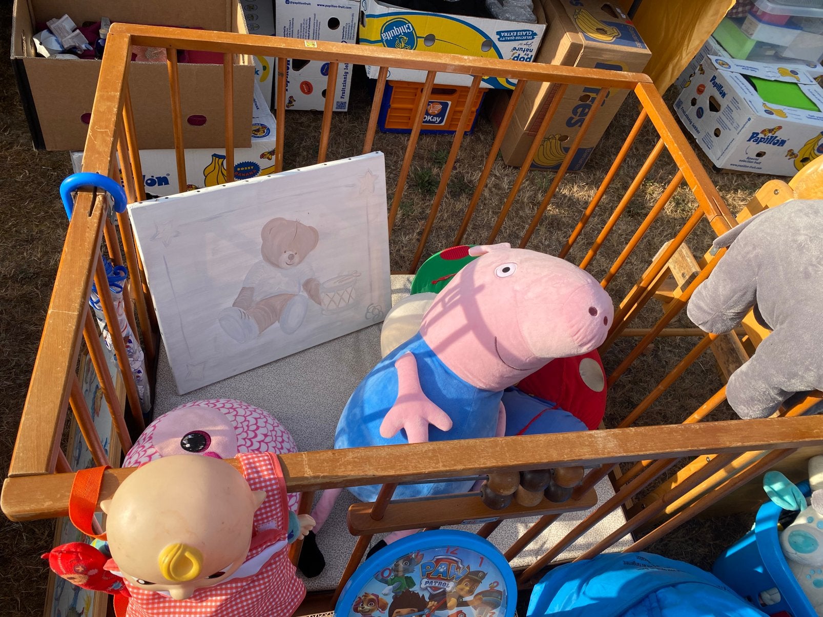 Kinderbox, Ophalen, Gebruikt, Rechthoekig