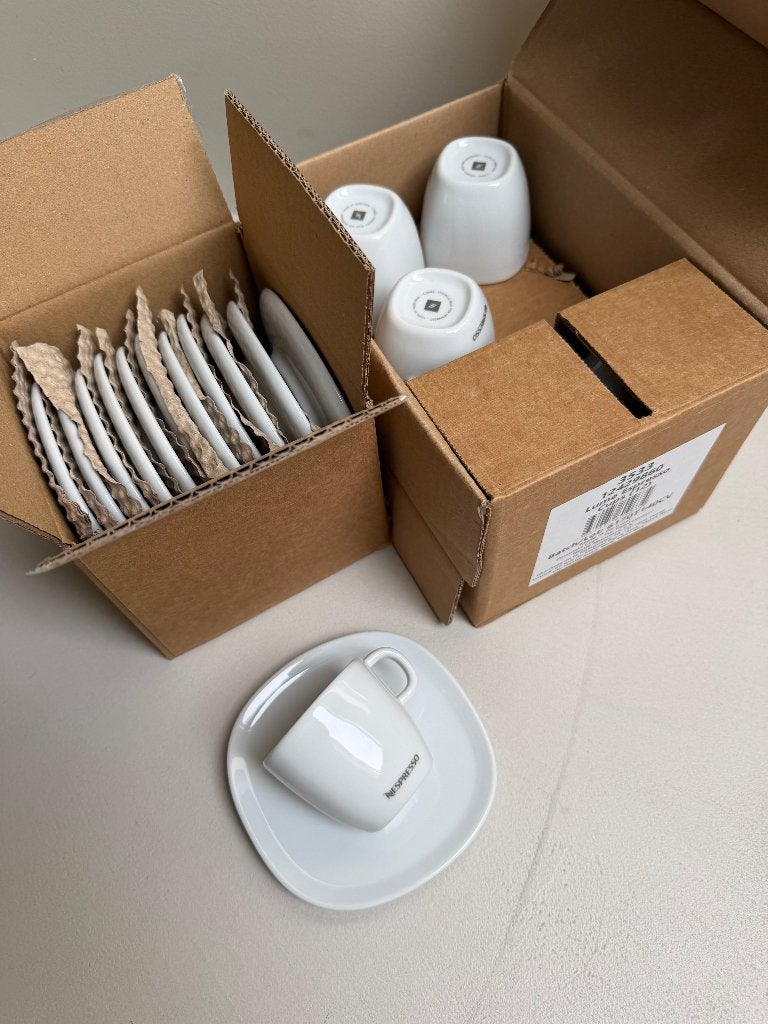 Nespresso LUME Espresso – 12 tasses + 12 soucoupes – neuf, Electroménager, Neuf, Enlèvement ou Envoi, Nespresso, Accessoire barista