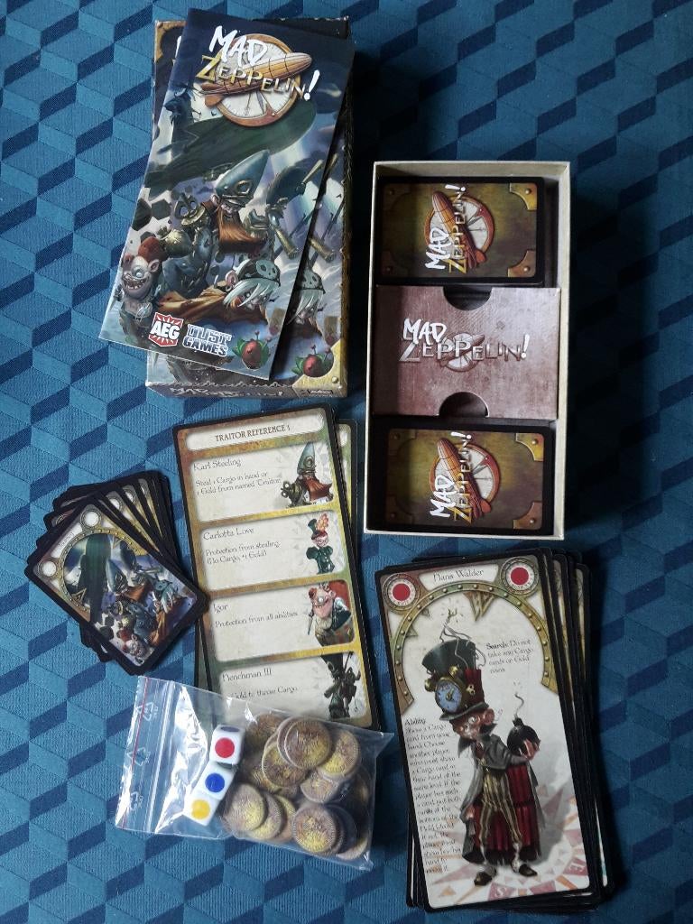 Nieuw spel Mad Zeppelin, 2-6 spelers, AEG, + 1 gratis promo, Hobby en Vrije tijd, Gezelschapsspellen | Bordspellen, Ophalen of Verzenden