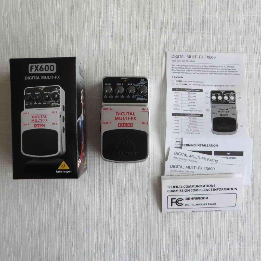 Behringer FX600 Multi Effecten Pedaal, Musique & Instruments, Instruments | Accessoires, Enlèvement ou Envoi, Utilisé, Guitare électrique