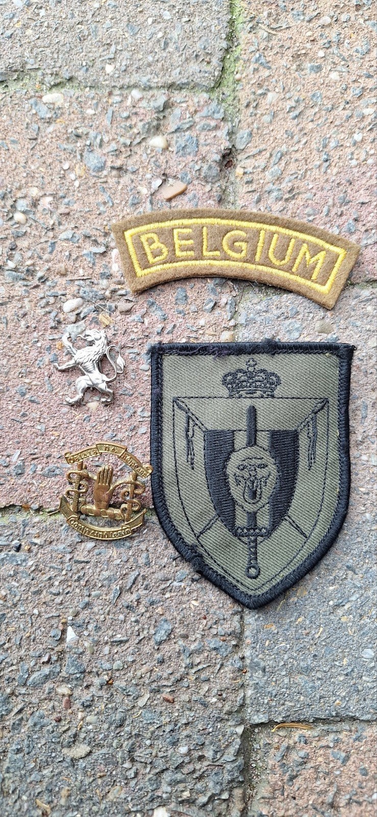 Insignes Belge, Collections, Enlèvement