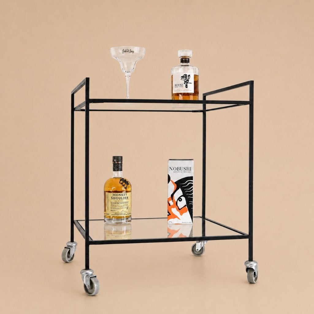 Dutch Serving Trolley Franco Campo & Carlo Graffi Artimeta, Enlèvement, Table, Verre