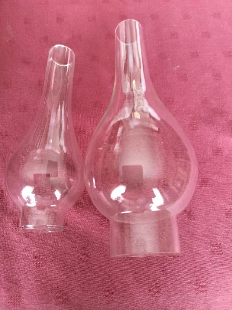 Glas voor olielampen, Antiek en Kunst, Ophalen, Glas