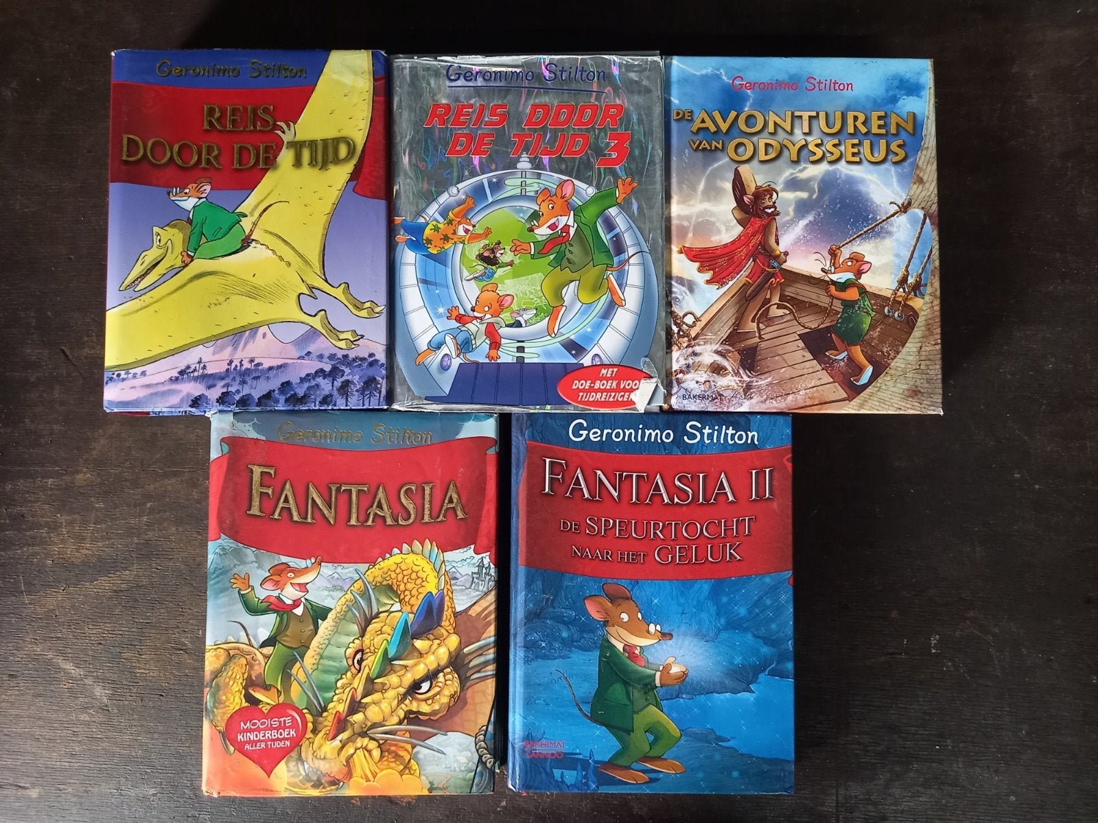 6 boeken Geronimo Stilton, Ophalen of Verzenden, Gelezen