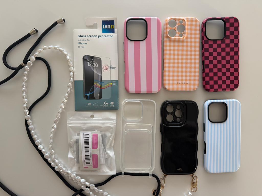 SET: Iphone 16 pro accesoires, Telecommunicatie, Mobiele telefoons | Hoesjes en Screenprotectors | Apple iPhone, IPhone 16 Pro