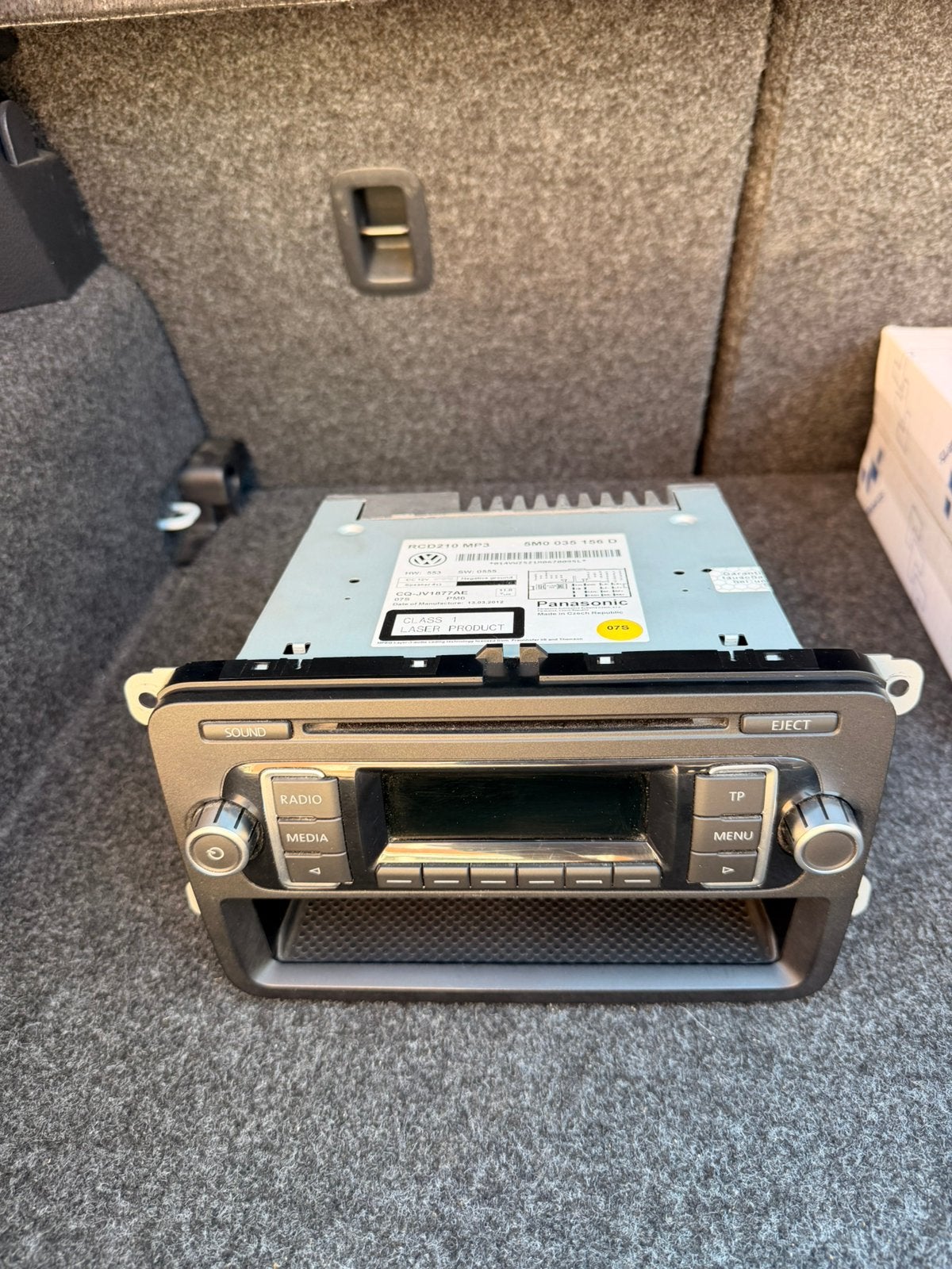 Radio / Scherm VW Polo 5 6R 2012, Ophalen, Zo goed als nieuw