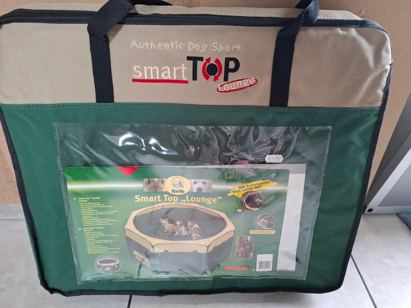 Karlie Smart Top “Lounge– opvouwbare hondenbench / puppyren, Ophalen, Zo goed als nieuw