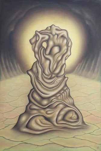 Kunsthandel Gennep - "Droom Tijd", Antiquités & Art, Art | Peinture | Moderne, Envoi, Papier/carton, Signé, Pastel
