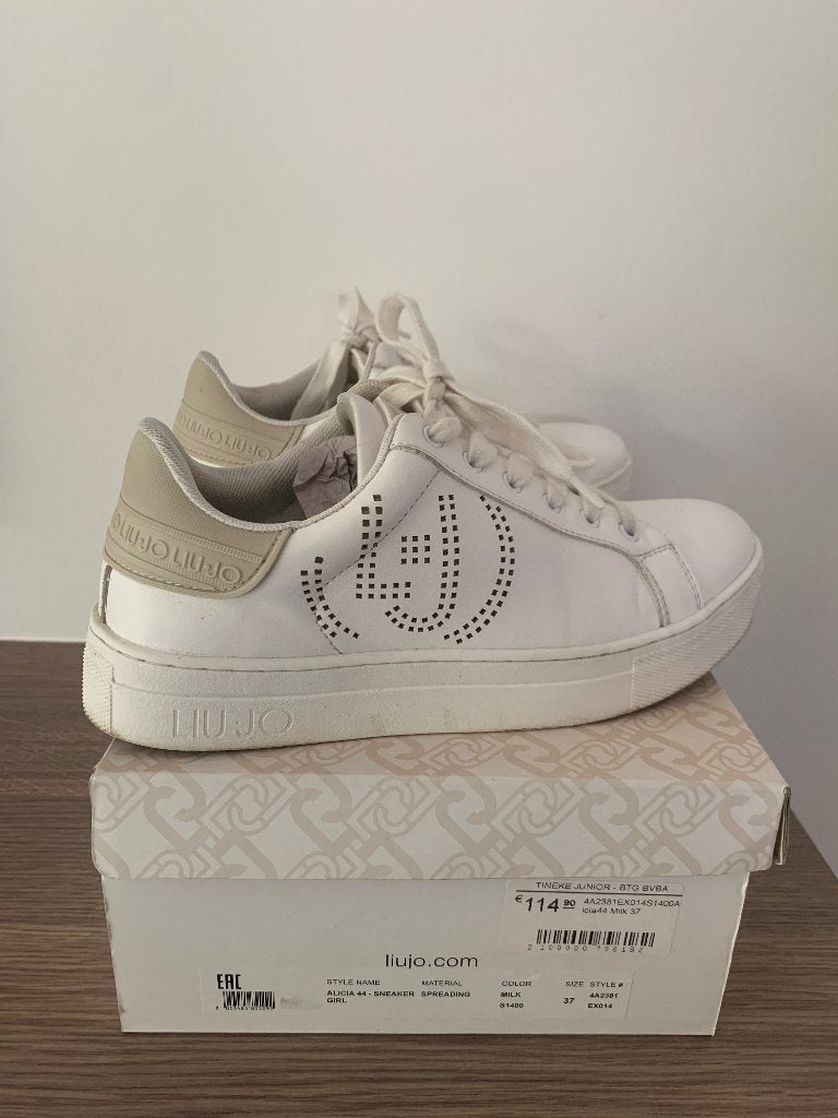 Witte sneakers Liu Jo, maat 37, in perfecte staat, Kleding | Dames, Schoenen, Liu Jo, Wit, Ophalen of Verzenden, Zo goed als nieuw