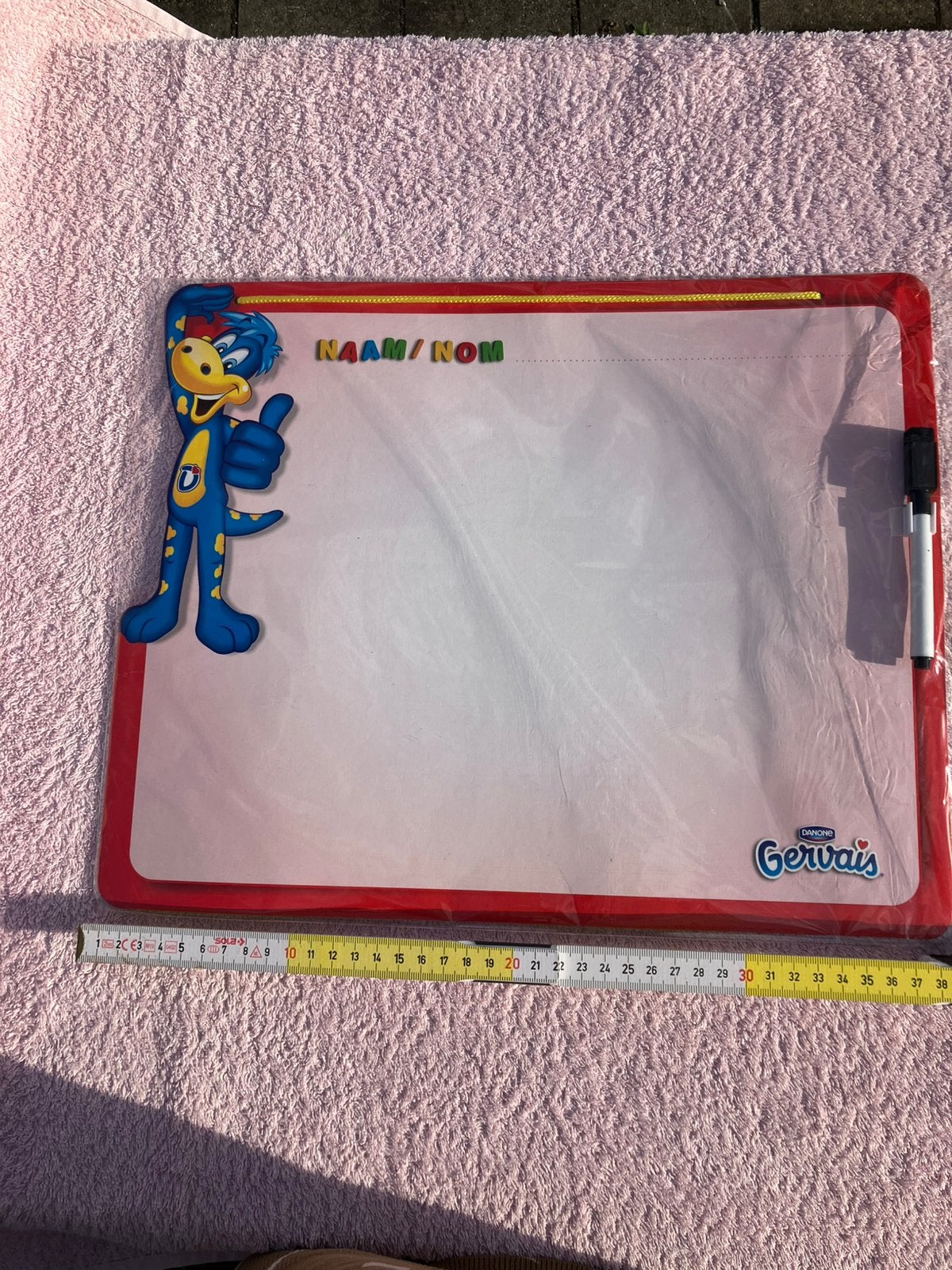 Whiteboard Danone Gervais - Dragon bleu, Enlèvement ou Envoi, Neuf, Garçon ou Fille