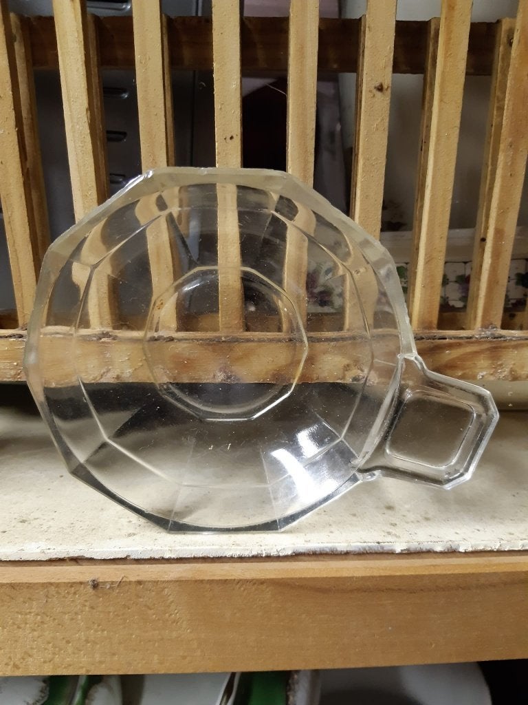 Beurrier vintage 50-60 - verre, Ophalen of Verzenden