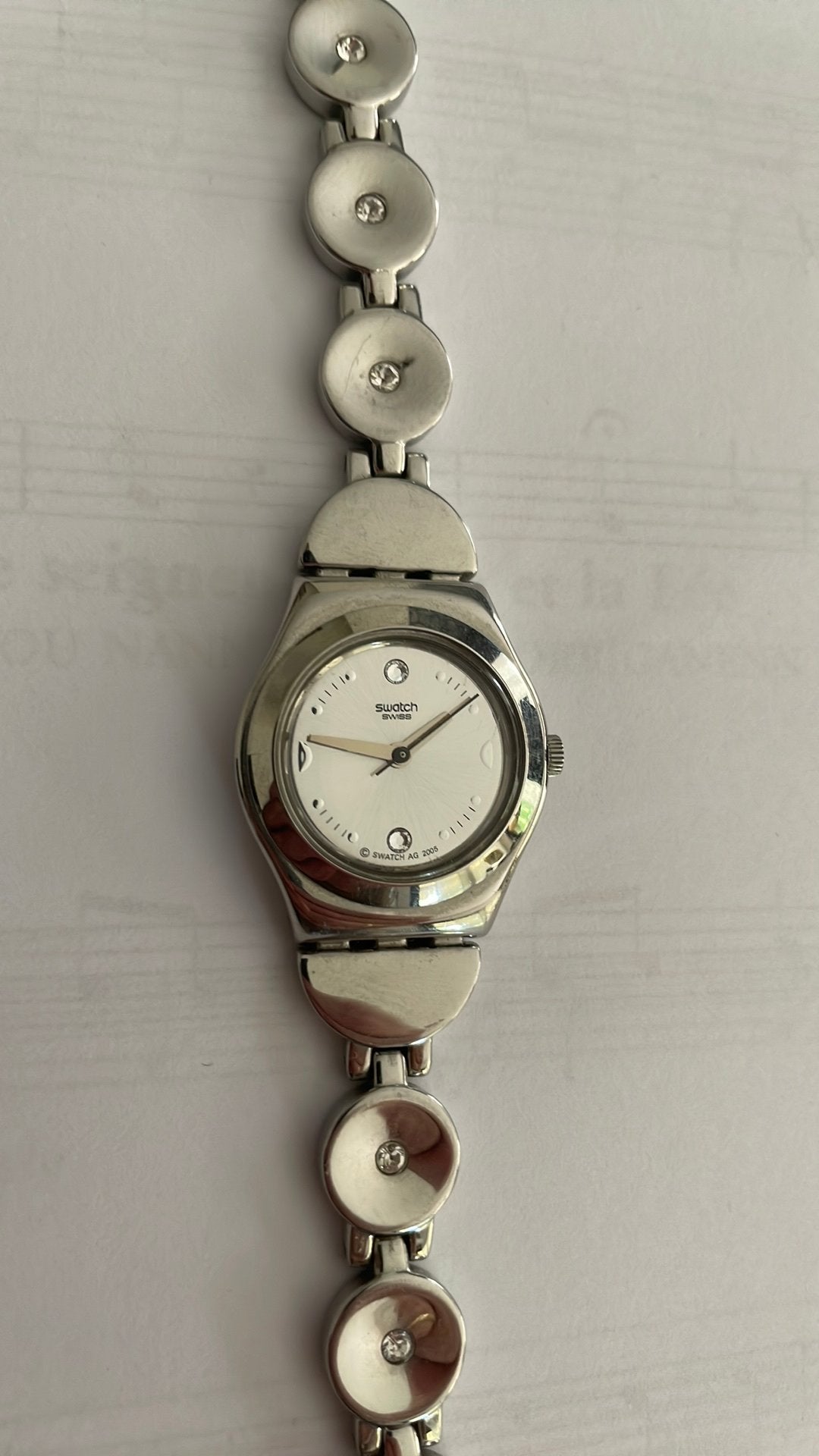 Montre Swatch, Handtassen en Accessoires, Horloges | Kinderen, Ophalen, Zo goed als nieuw