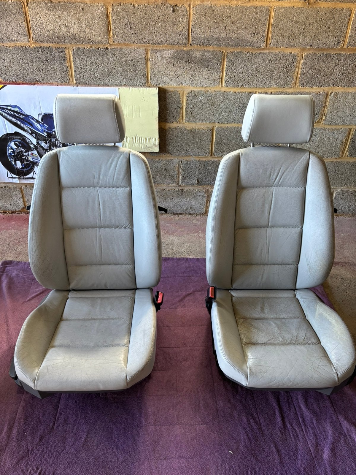 Siège avant en cuir e36 coupé, Enlèvement