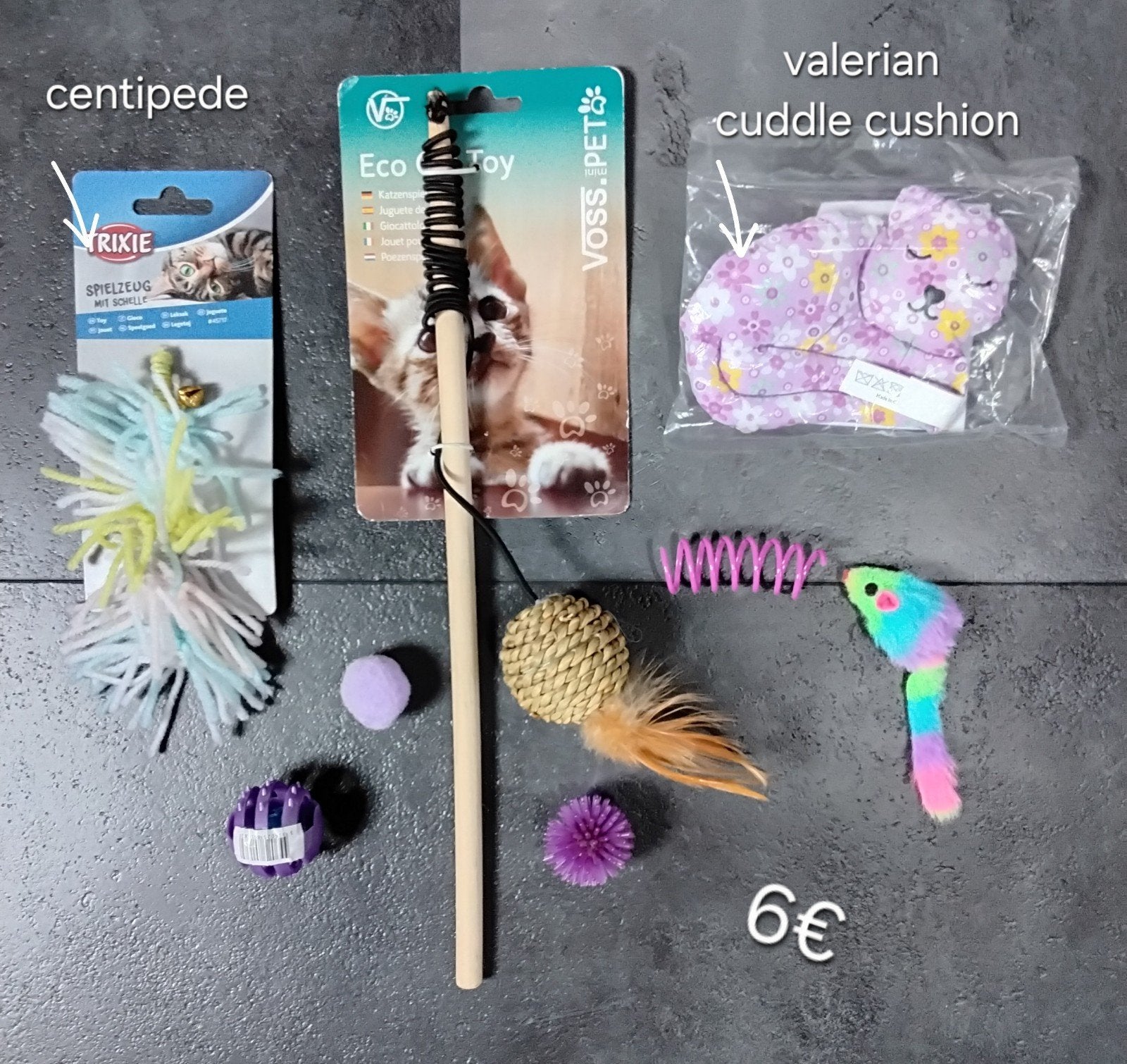 Kattenspeelgoed set, Animaux & Accessoires, Jouets pour chats, Neuf, Enlèvement ou Envoi