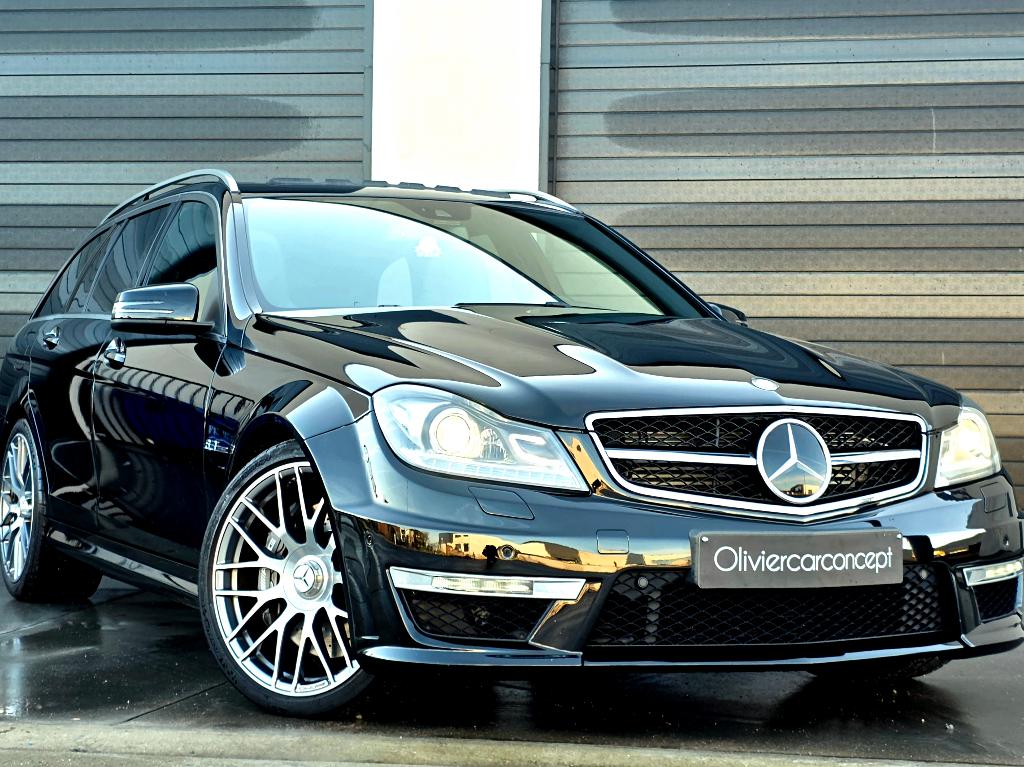Mercedes-Benz C 63 AMG *V8*FACELIFT*LICHTE VRACHT*HISTORIEK, Auto's, Automaat, Euro 5, Achterwielaandrijving, 2275 kg