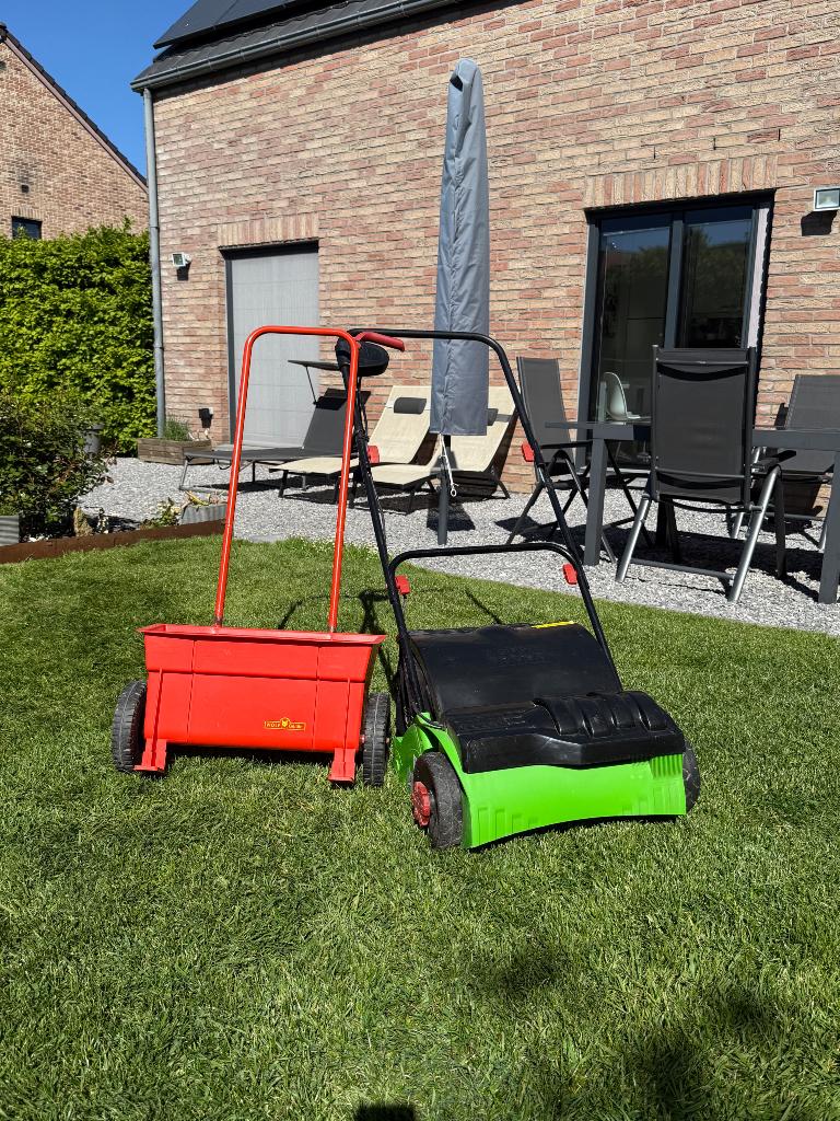 Scarificateur + épendeur, Enlèvement, Utilisé, Électrique, Floribel