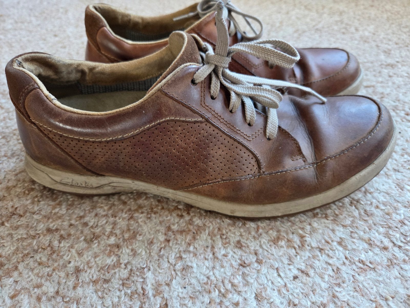 lederen Clarks maat 43, Kleding | Heren, Ophalen of Verzenden, Bruin, Clarks