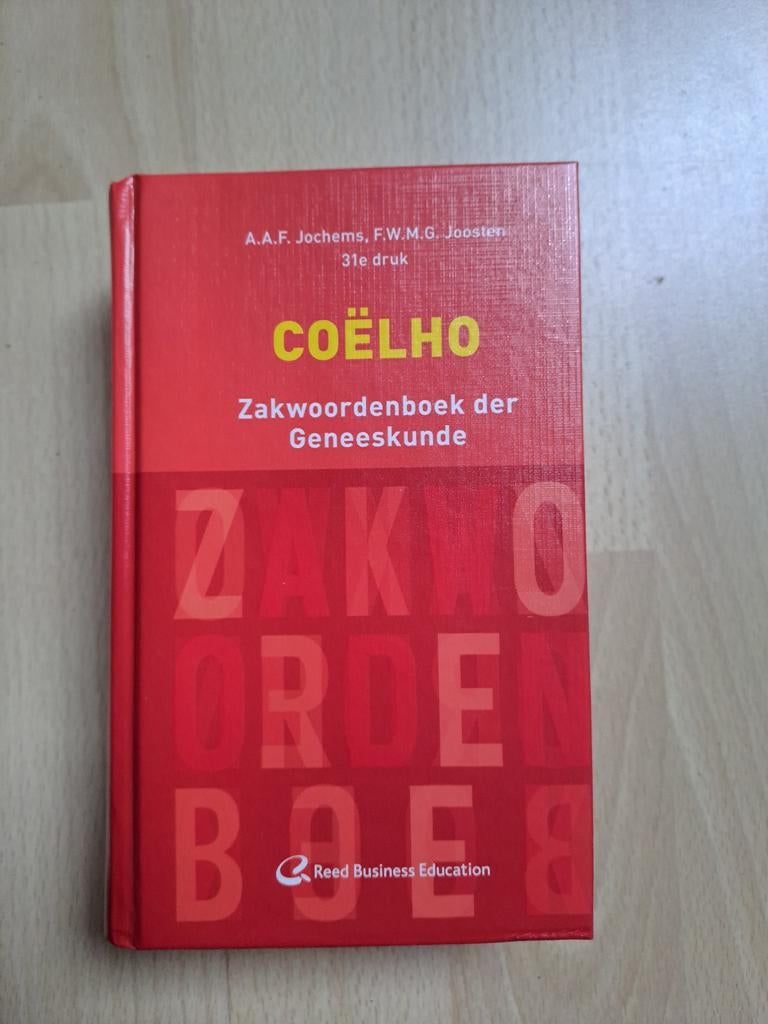 Coëlho zakwoordenboek der geneeskunde, Boeken, Ophalen