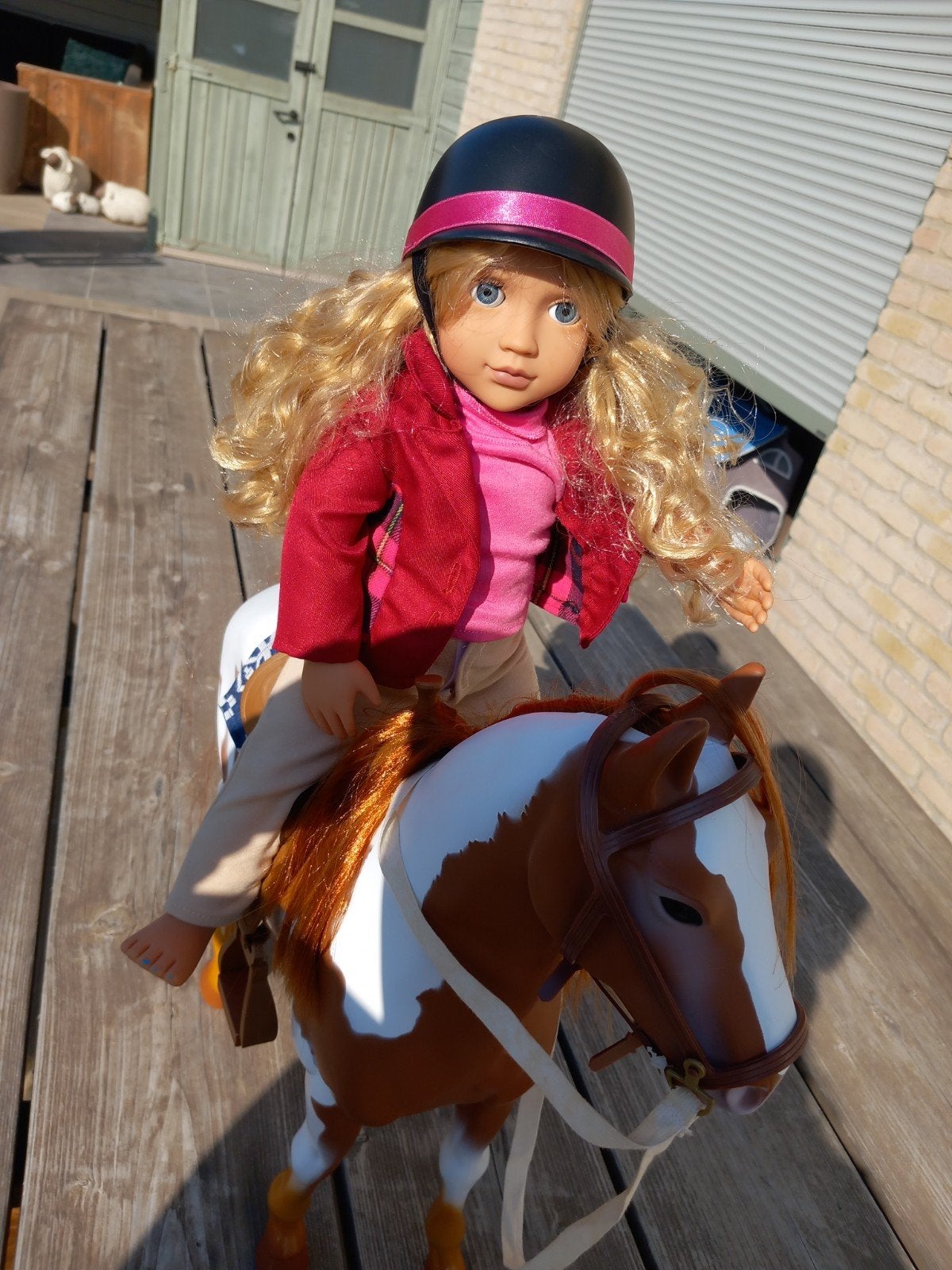 Our creations pop + paard, Kinderen en Baby's, Speelgoed | Poppen, Ophalen of Verzenden