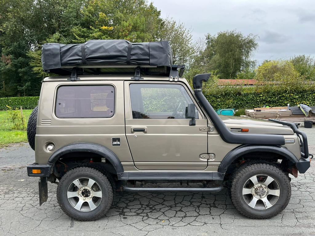 Mooie Suzuki Samurai VAN DE Luxe 4WD 1991 - Belastingvrij, Autos, Achat, 998 cm³, 2 places, Noir