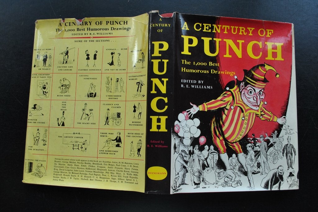 A century of PUNCH The 1000 best humorous drawings 1956 RARE, Enlèvement ou Envoi, Utilisé, Cartoons ou Dessins humoristiques