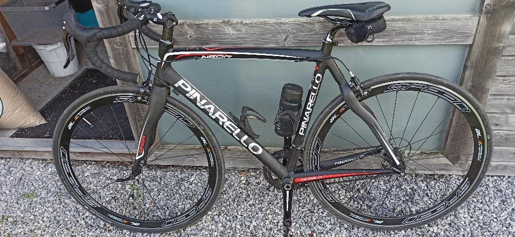 Racefiets Pinarello Neor maat 56, Fietsen en Brommers, Heren, Aluminium, Zo goed als nieuw, 15 tot 20 versnellingen