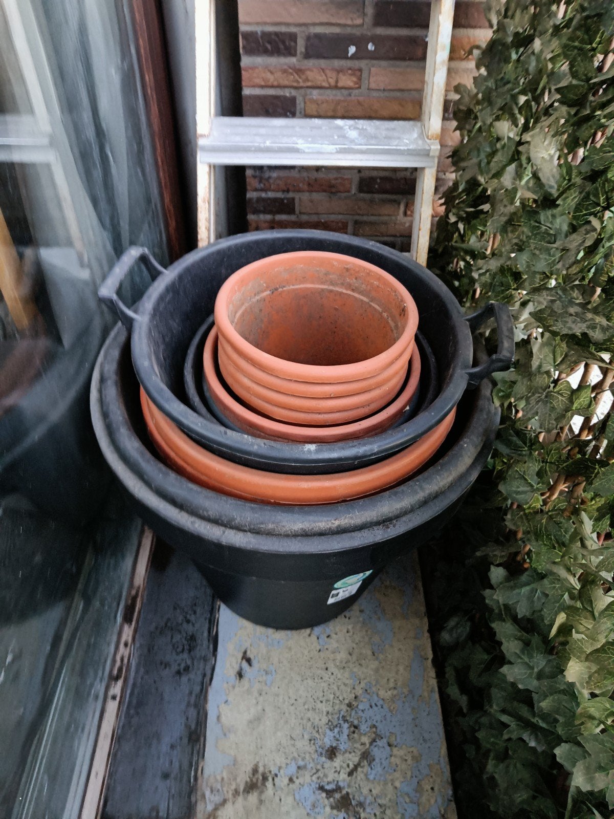 lot de 21 pot de fleur, Enlèvement, Utilisé, Autres matériaux, Intérieur