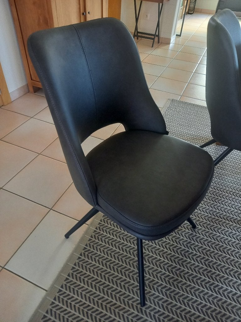 6 stoelen Henders&Hazel - nieuw, Huis en Inrichting, Ophalen, Tijdloos, modern..., Nieuw, Metaal