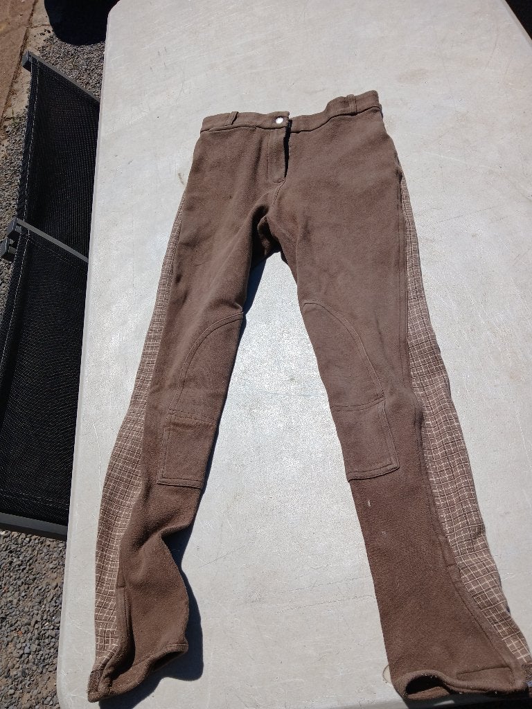 Pantalon Rider, Fouganza, Marron, Enlèvement, Utilisé