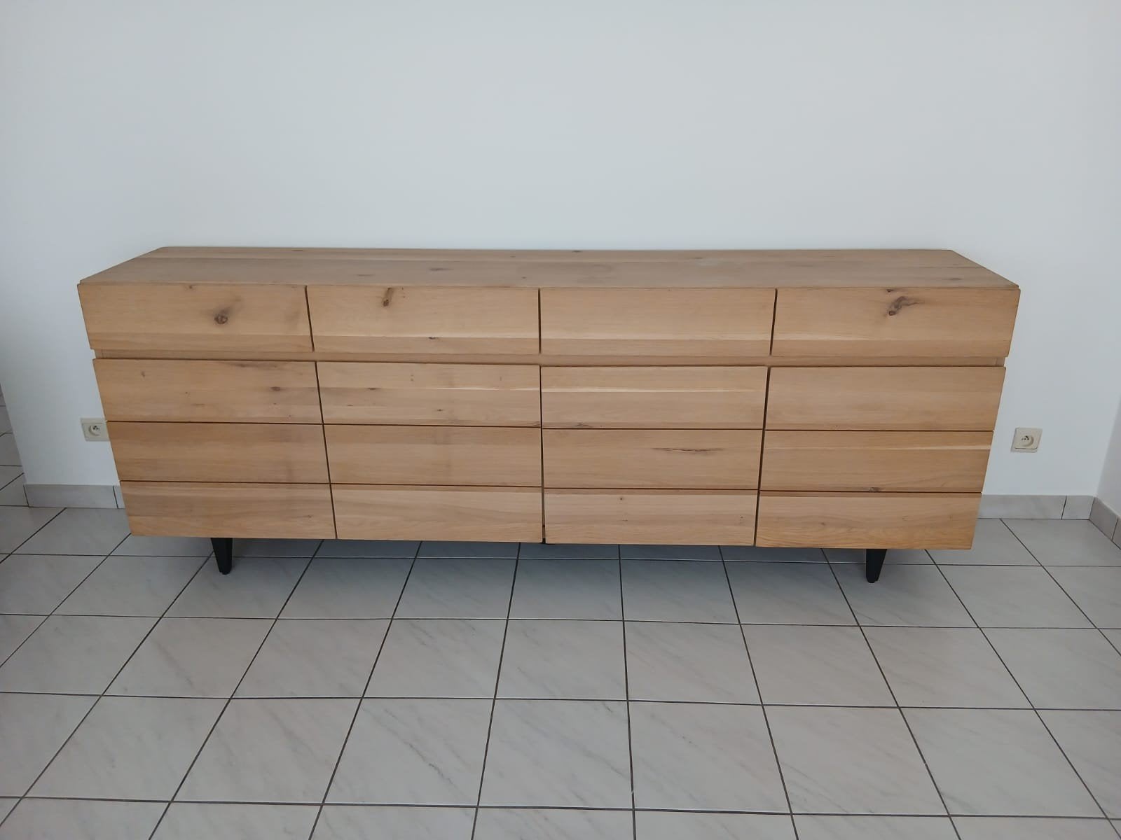 eik massieven dressoir, Ophalen
