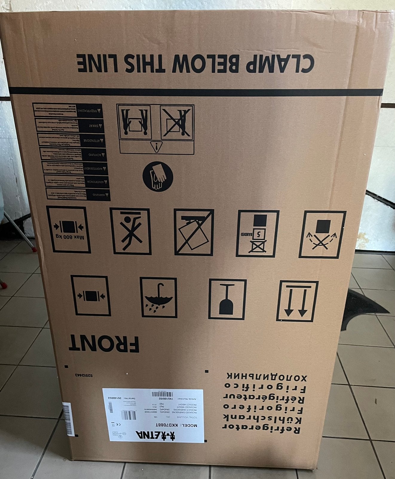 Grote kartonnen doos / Isomo, Ophalen, Zo goed als nieuw, Doos