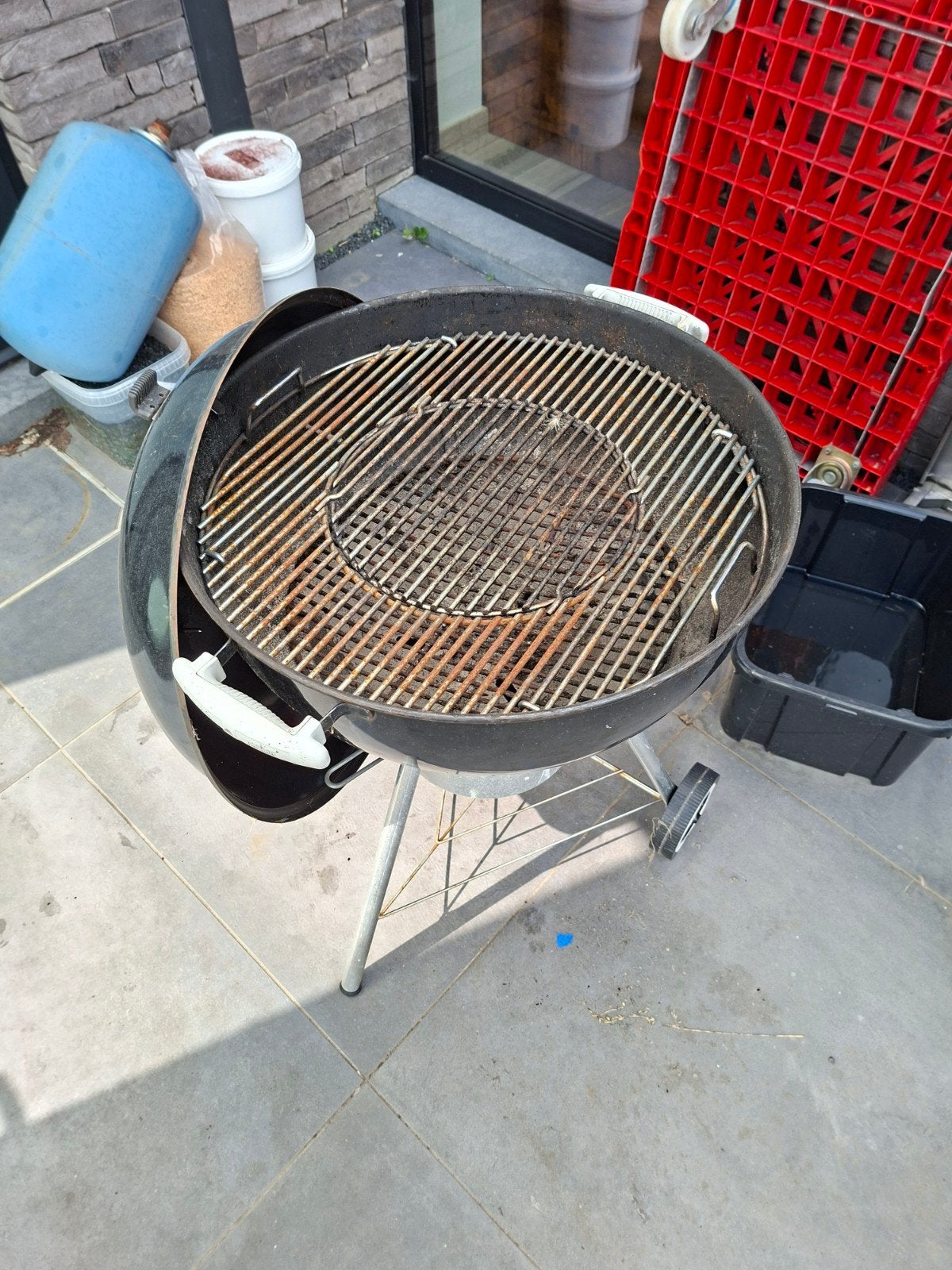 Weber 57cm, Jardin & Terrasse, Enlèvement, Utilisé