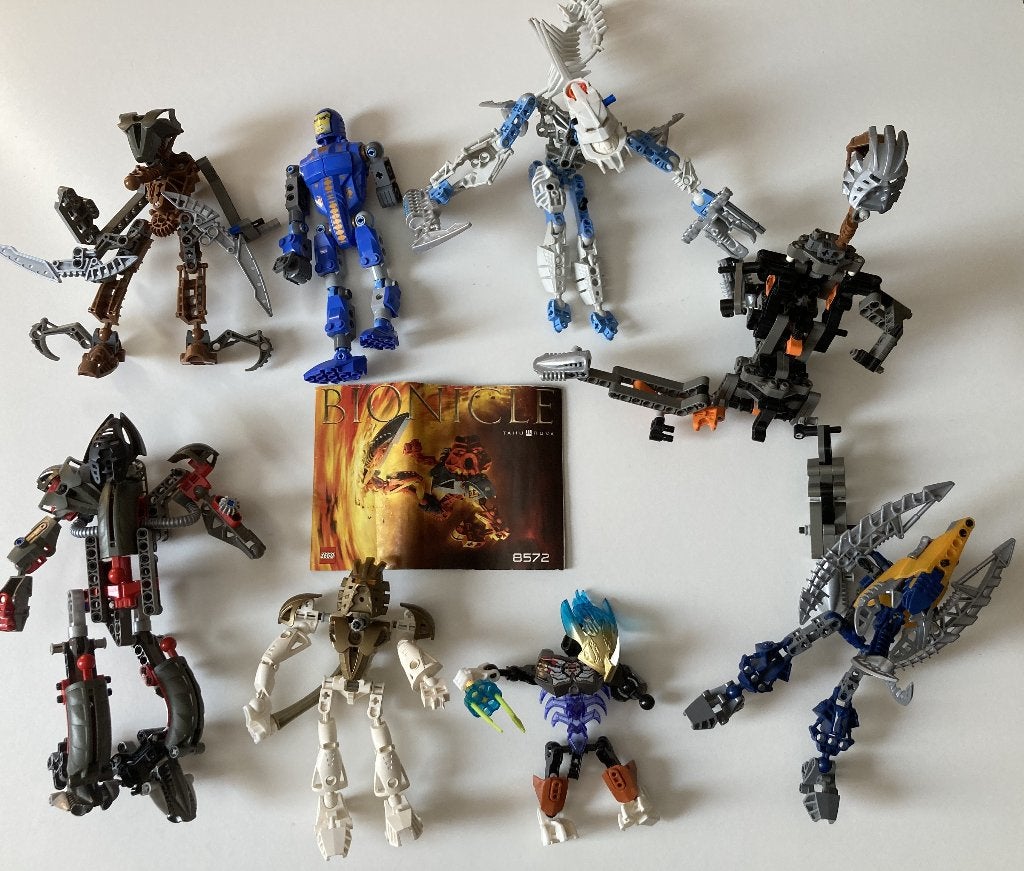 LEGO Bionicle (différents personnages) - lot+ pièces en vrac, Bionicle, Lego, Enlèvement, Utilisé