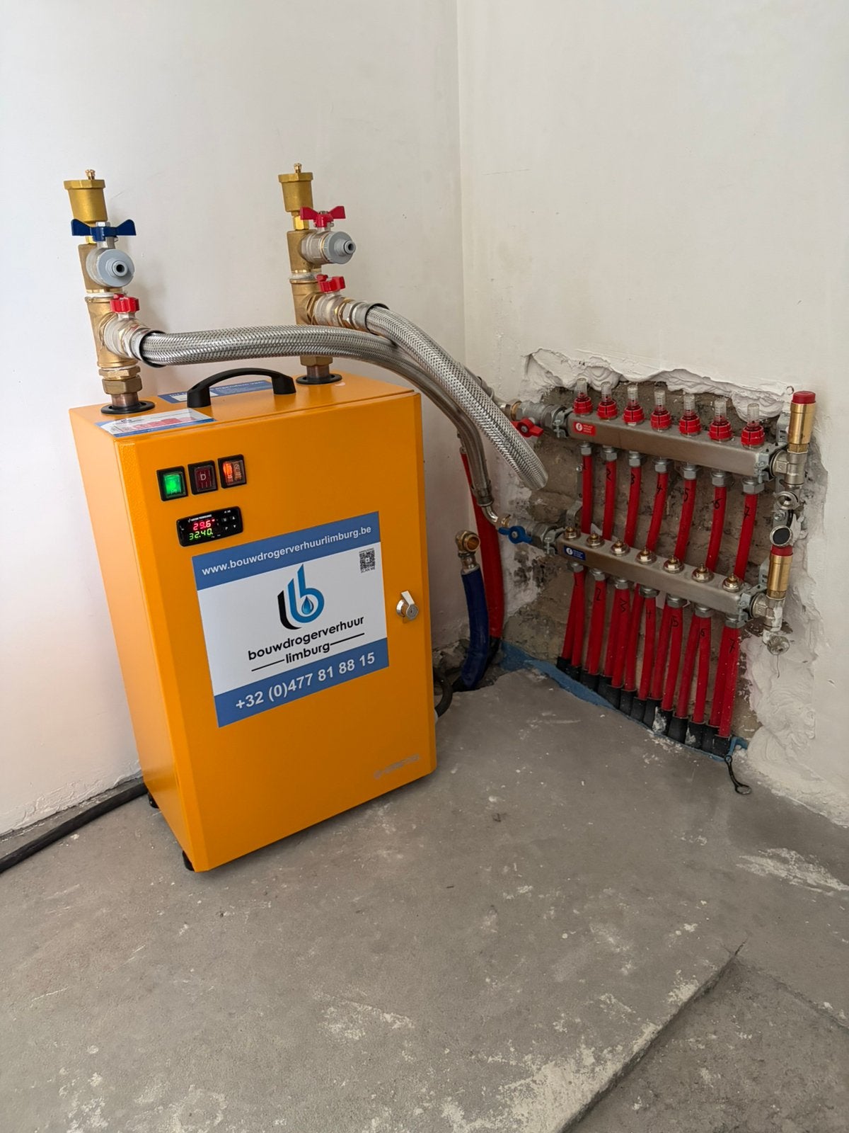 Mobiele elektrische ketel voor opstart vloerverwarming, Bricolage & Construction, Chauffe-eau & Boilers, Comme neuf, Enlèvement