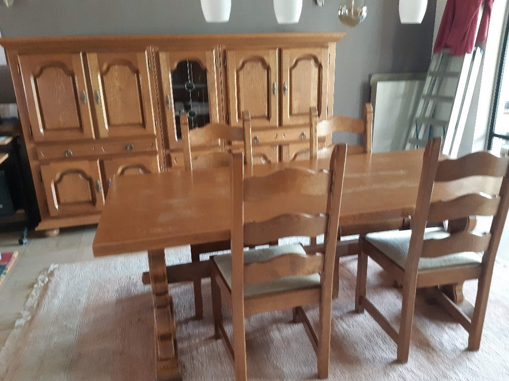meubels, Ophalen, Gebruikt, Eikenhout, Klassiek