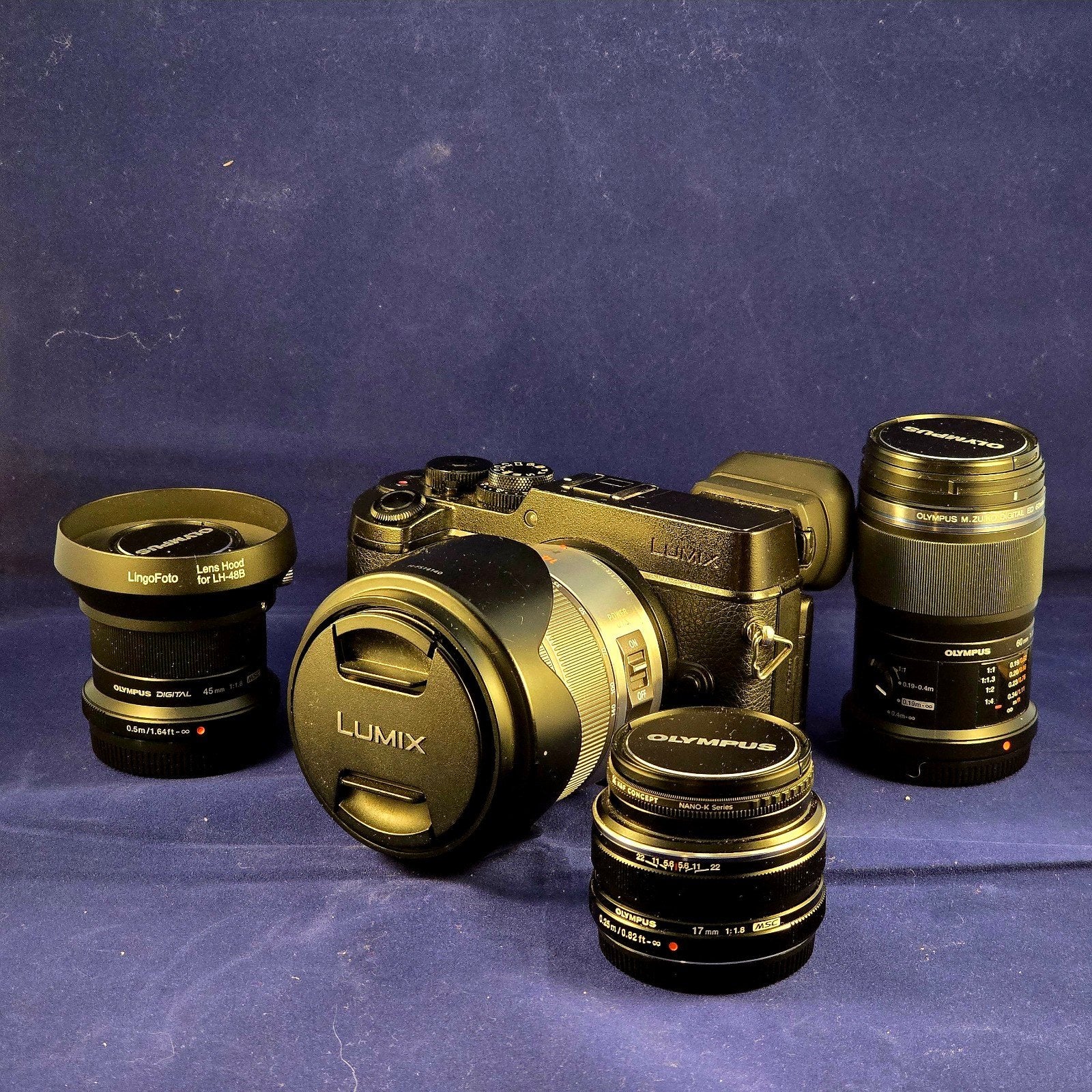 Panasonic GX8 bundel met lenzen of apart, Enlèvement ou Envoi, Comme neuf, Olympus