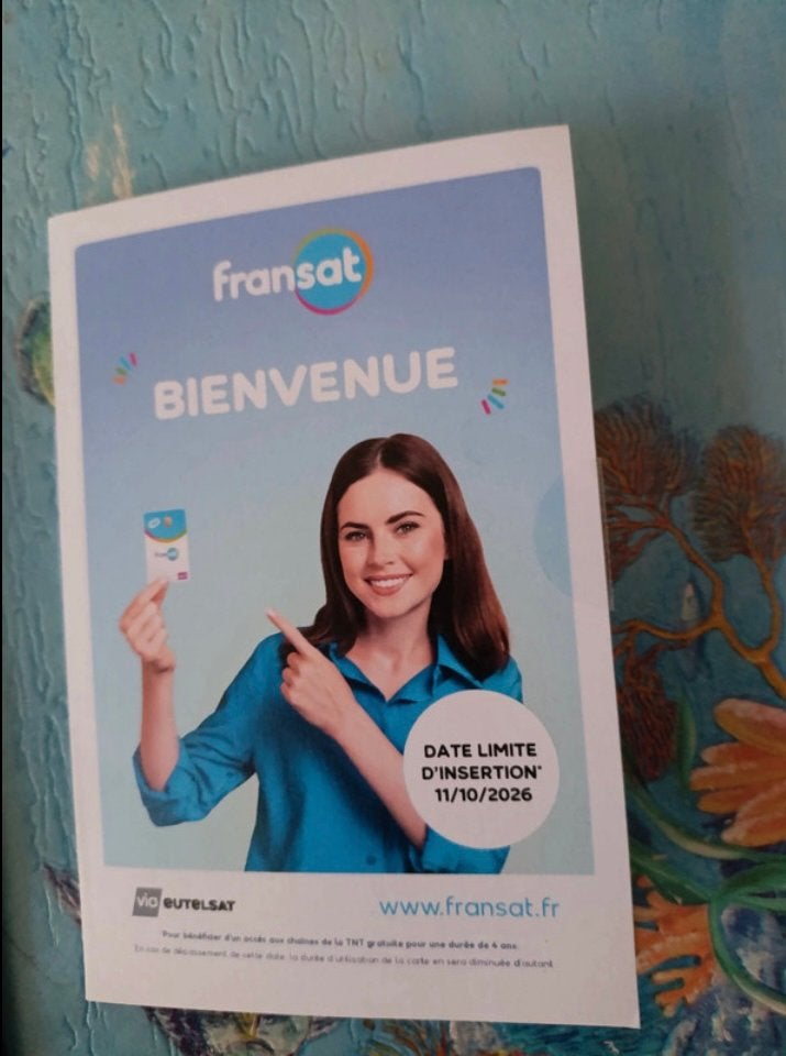 Nieuwe Fransat-kaart, Audio, Tv en Foto, Schotelantennes, Ophalen of Verzenden, Zo goed als nieuw