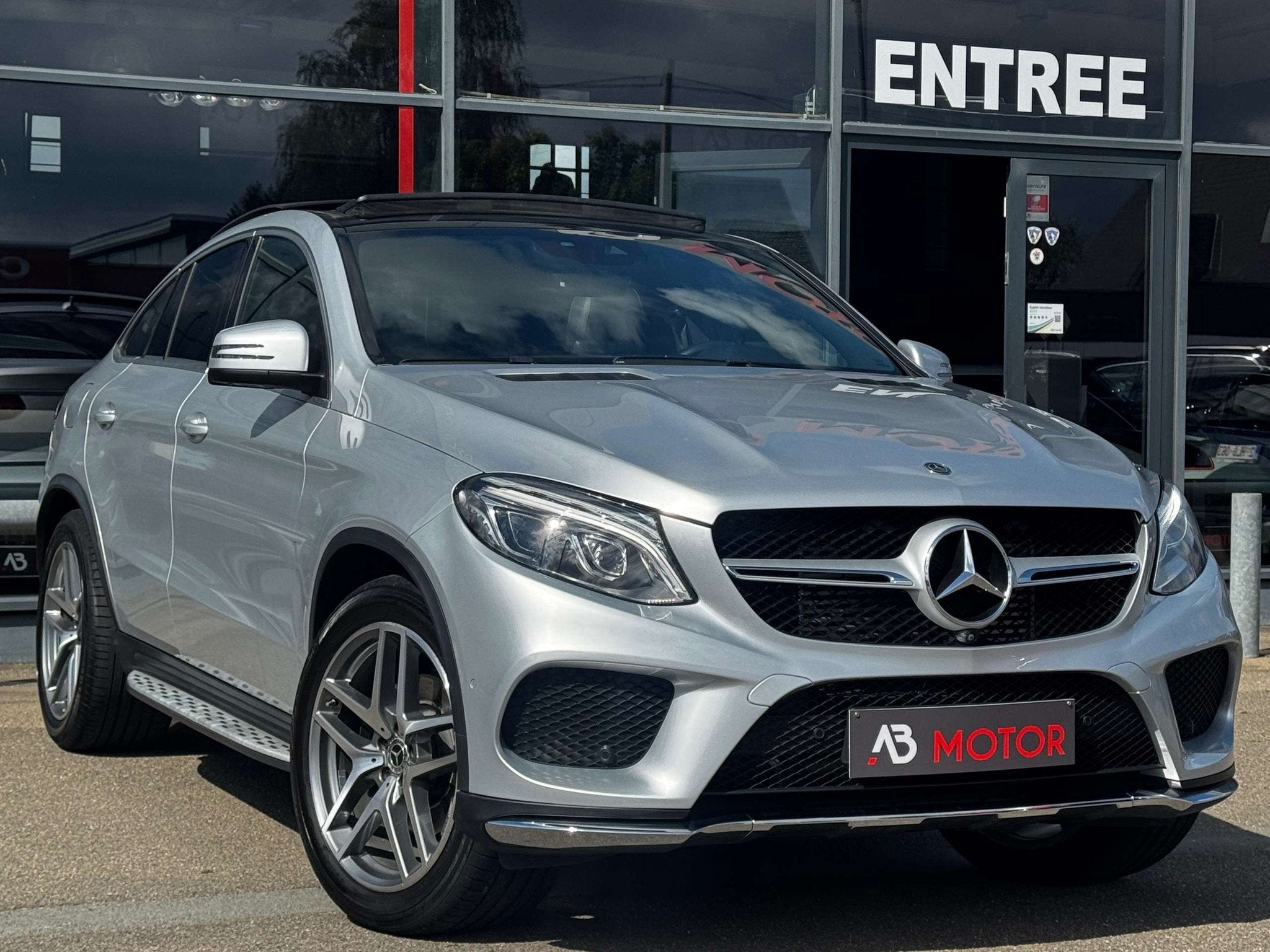 Mercedes-Benz GLE 350 Coupé 350 d 4-Matic AMG TOIT PANO CAM, Autos, Mercedes-Benz, Cuir, Argent ou Gris, Euro 6, Entreprise