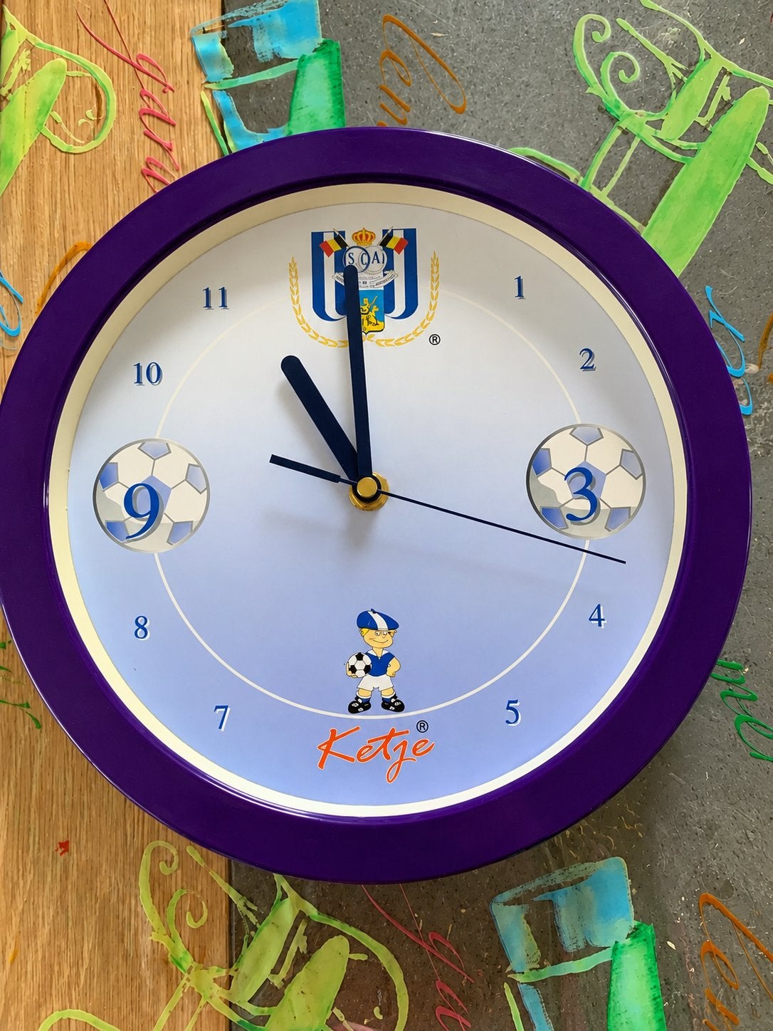 Horloge murale RSC Anderlecht, Collections, Enlèvement, Autres types