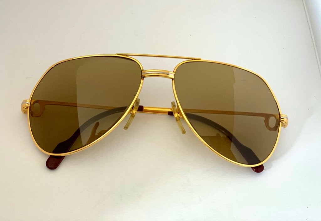 Lunettes Cartier Vendôme  aviator, Enlèvement, Comme neuf, Lunettes