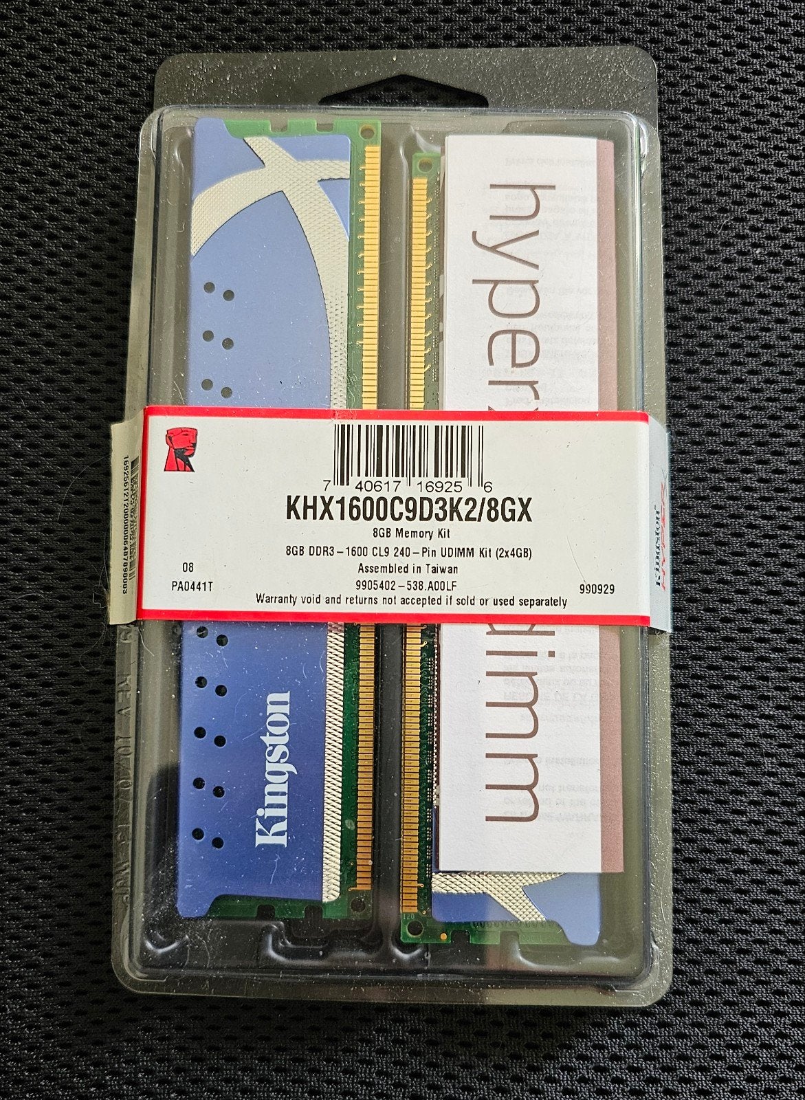HyperX Genesis 8GB (2x4GB) DDR3-1600MHz, Informatique & Logiciels, DDR3, Desktop