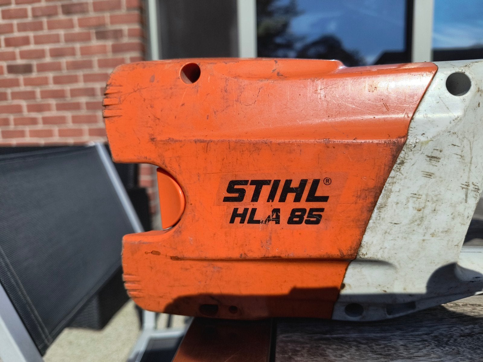 haagschaar Stihl, telescopische stokschaar, Tuin en Terras, Ophalen, Gebruikt, Accu, Stihl