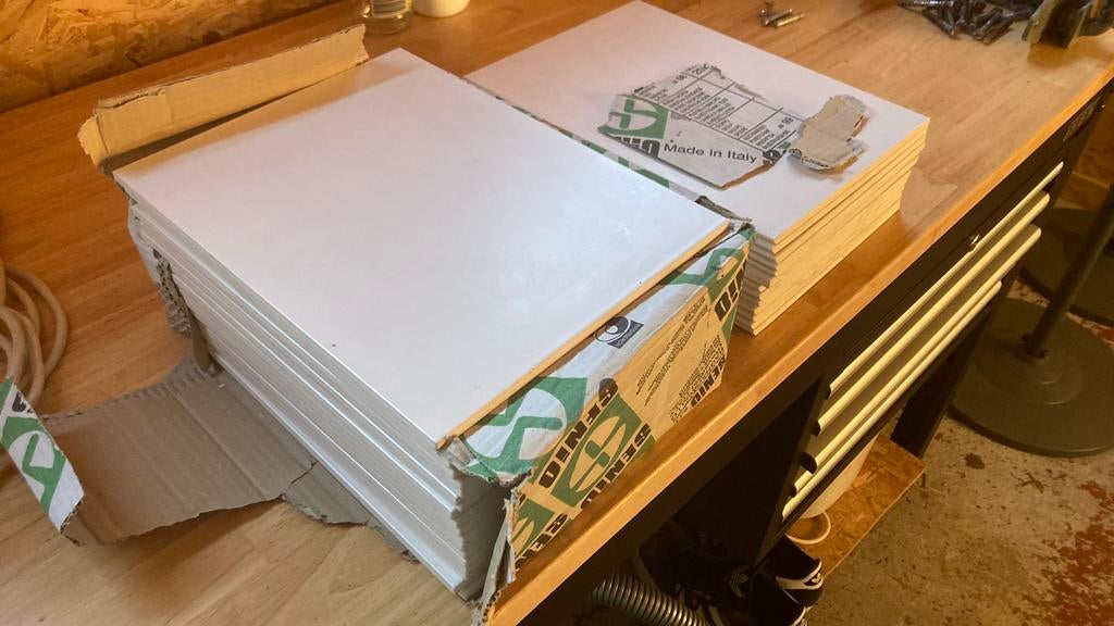 Italiaanse keramiek tegels, Huis en Inrichting, Tafels | Salontafels, Ophalen of Verzenden, Zo goed als nieuw