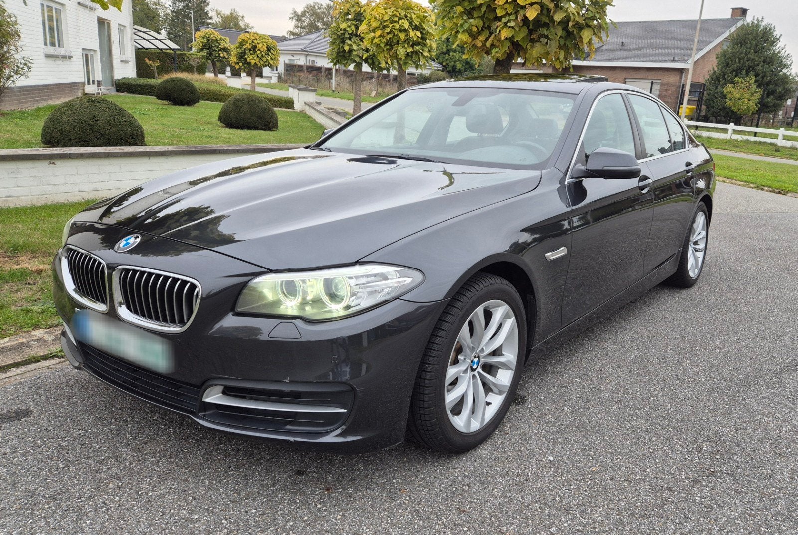 BMW 520D 2014 - Euro 6B Automaat, Auto's, Automaat, 1995 cc, Zwart, Particulier