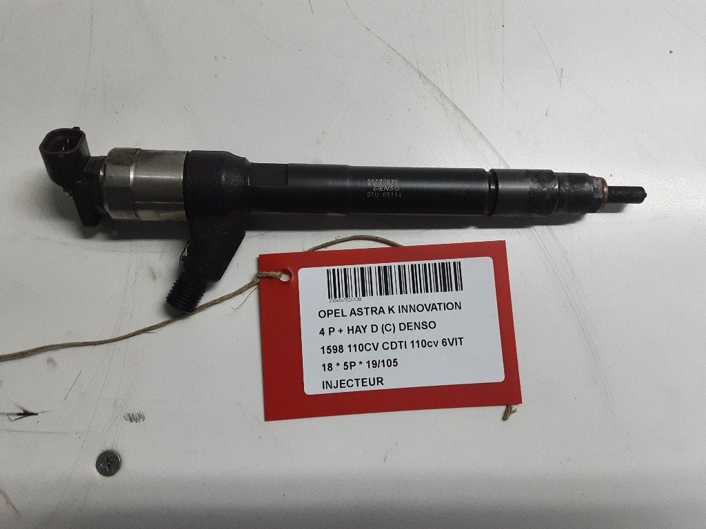 INJECTEUR Opel Astra K (01-2015/12-2022) (55578075), Autos : Pièces & Accessoires, Systèmes à carburant, Opel, Utilisé