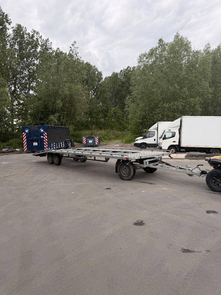 Gerestaureerde Witteveen schamelwagen 3500KG, Auto diversen, Aanhangers en Bagagewagens, Ophalen, Zo goed als nieuw