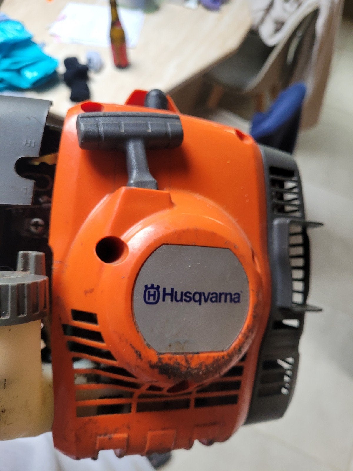 goed lezen! projecten, 6stuks! husqvarna,kawasaki,mculloch,., Tuin en Terras, Bosmaaiers, Ophalen, Gebruikt, Benzine, Husqvarna