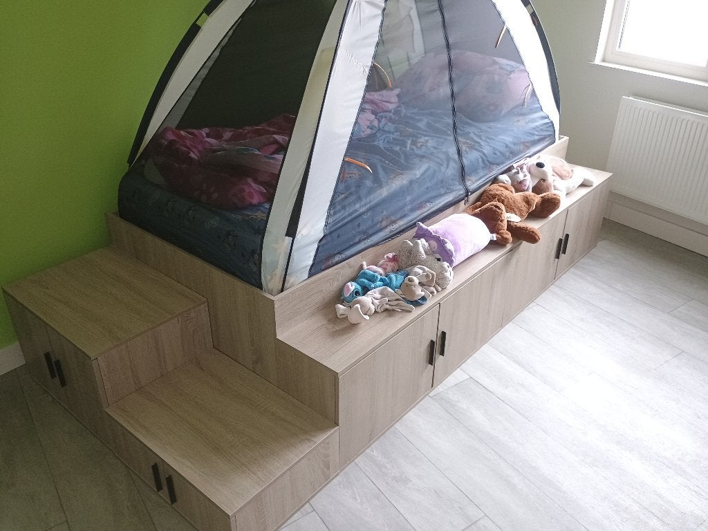 1persoonsbed, 85 tot 100 cm, Nieuw, 180 cm of meer, Ophalen